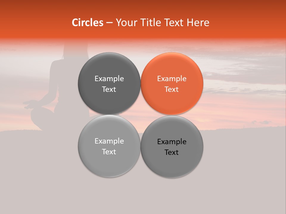 Girl Background Calm PowerPoint Template