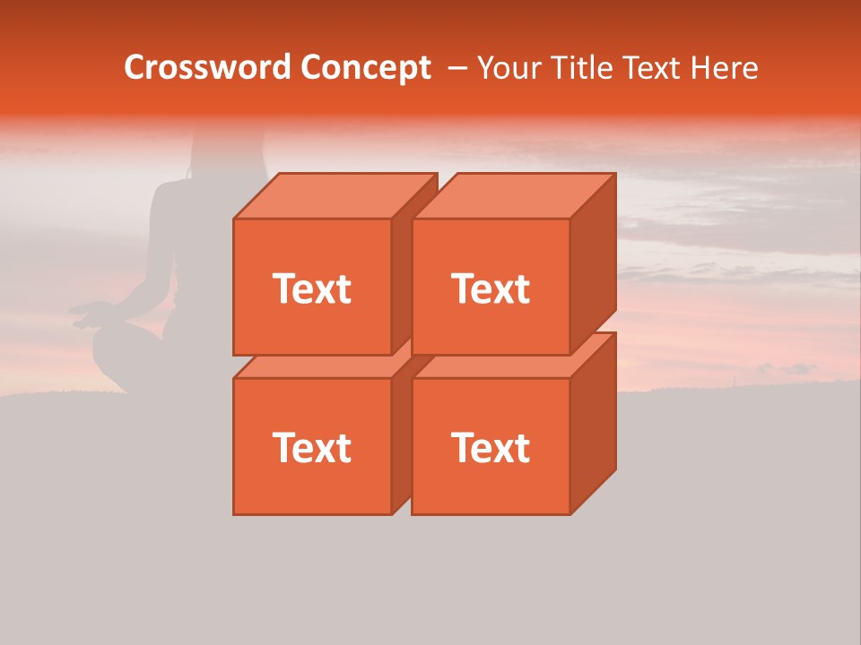 Girl Background Calm PowerPoint Template