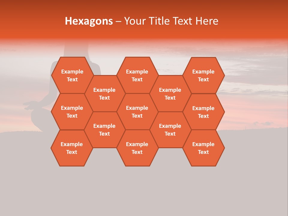 Girl Background Calm PowerPoint Template