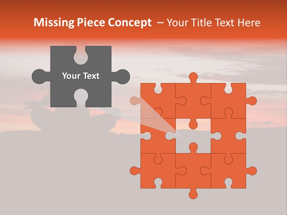 Girl Background Calm PowerPoint Template