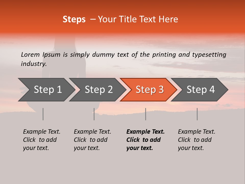 Girl Background Calm PowerPoint Template