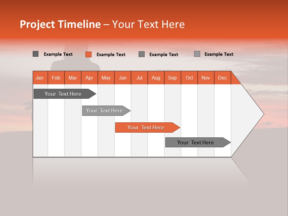 Girl Background Calm PowerPoint Template