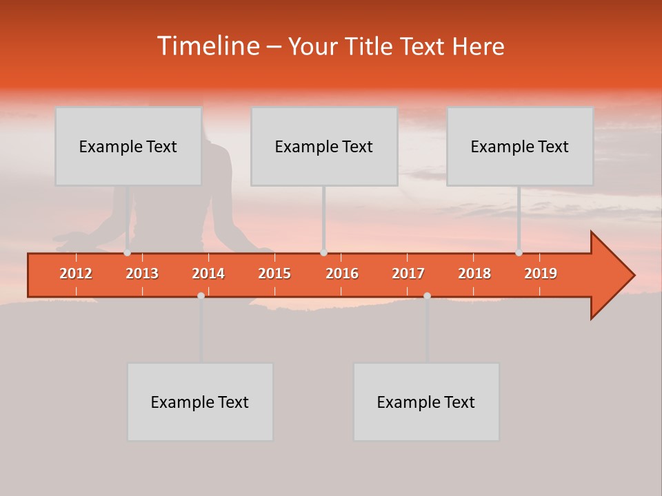 Girl Background Calm PowerPoint Template