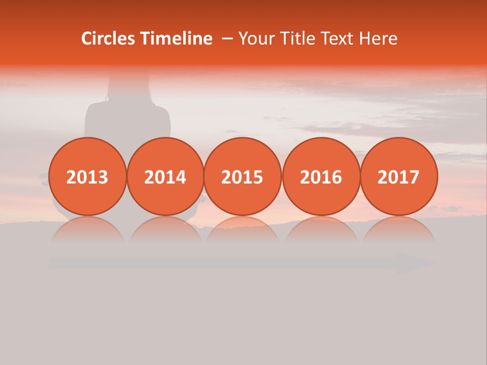 Girl Background Calm PowerPoint Template