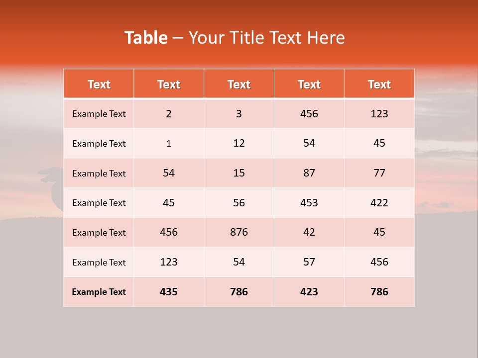 Girl Background Calm PowerPoint Template