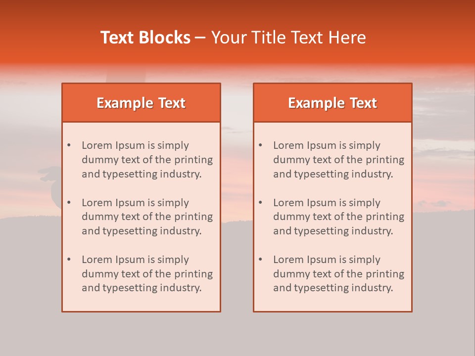 Girl Background Calm PowerPoint Template