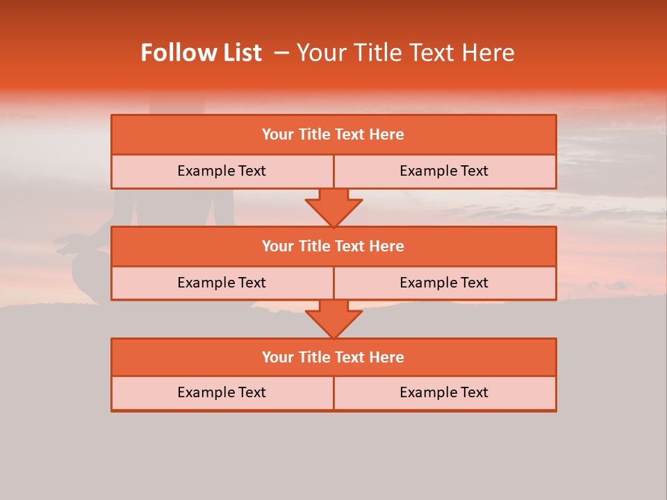 Girl Background Calm PowerPoint Template