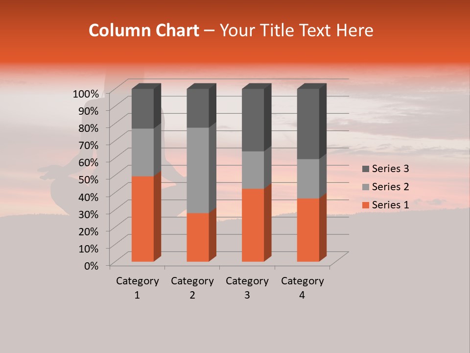 Girl Background Calm PowerPoint Template