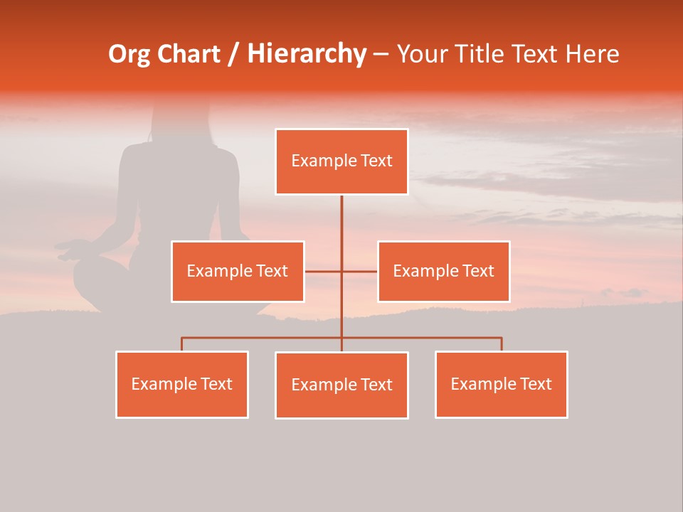 Girl Background Calm PowerPoint Template