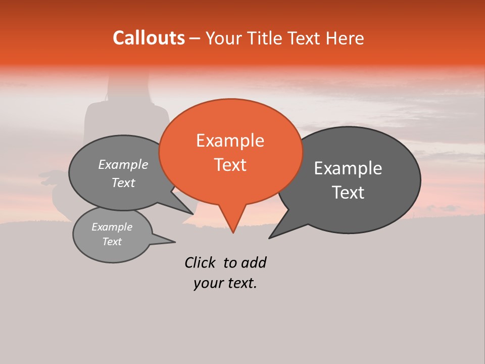 Girl Background Calm PowerPoint Template