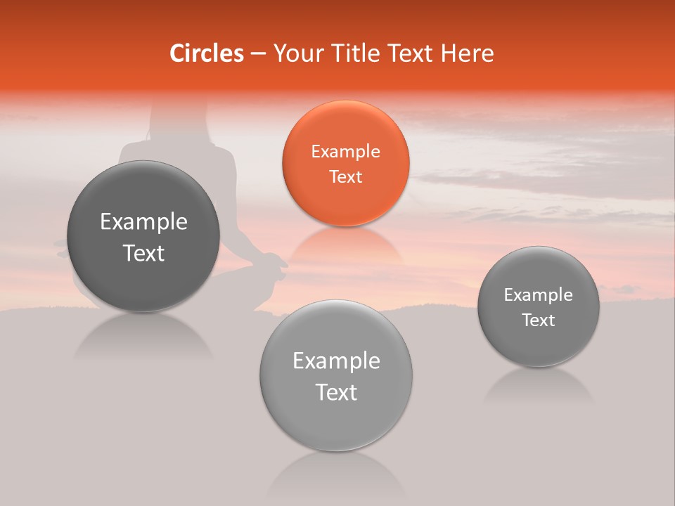 Girl Background Calm PowerPoint Template