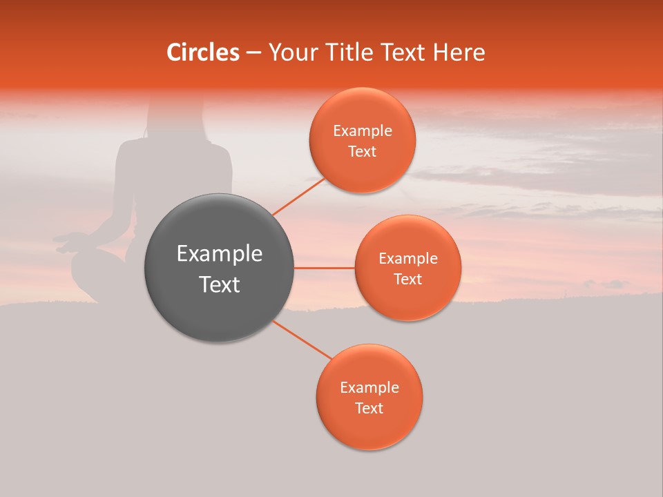 Girl Background Calm PowerPoint Template