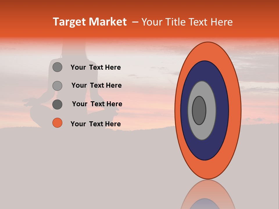 Girl Background Calm PowerPoint Template