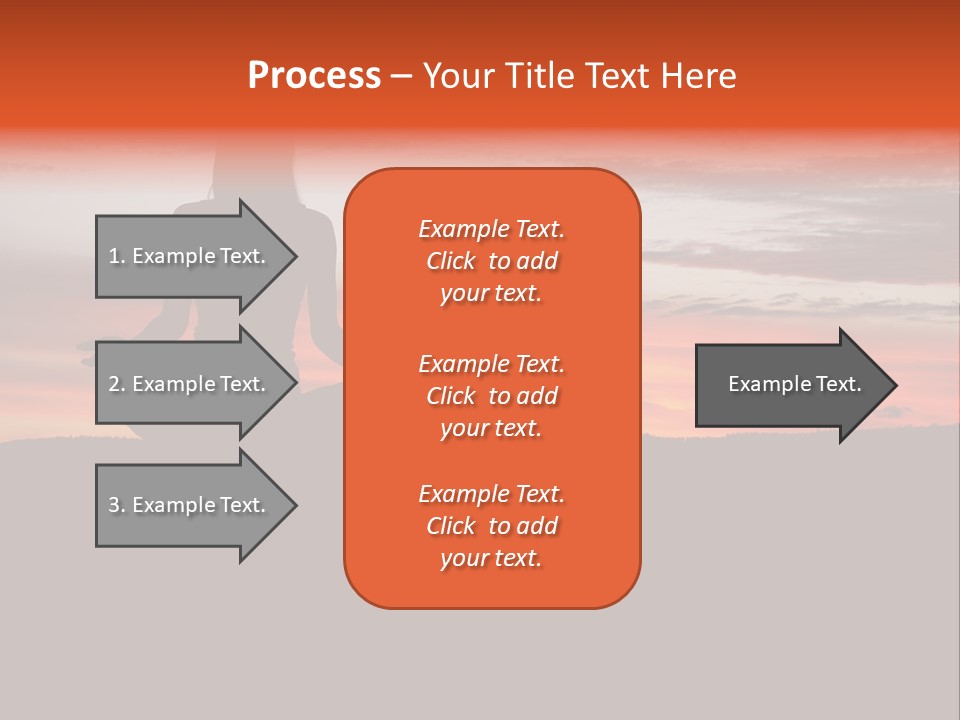 Girl Background Calm PowerPoint Template