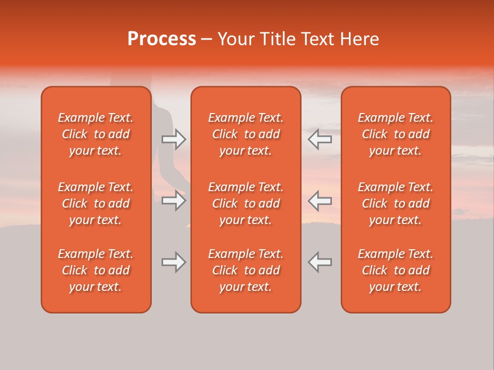 Girl Background Calm PowerPoint Template