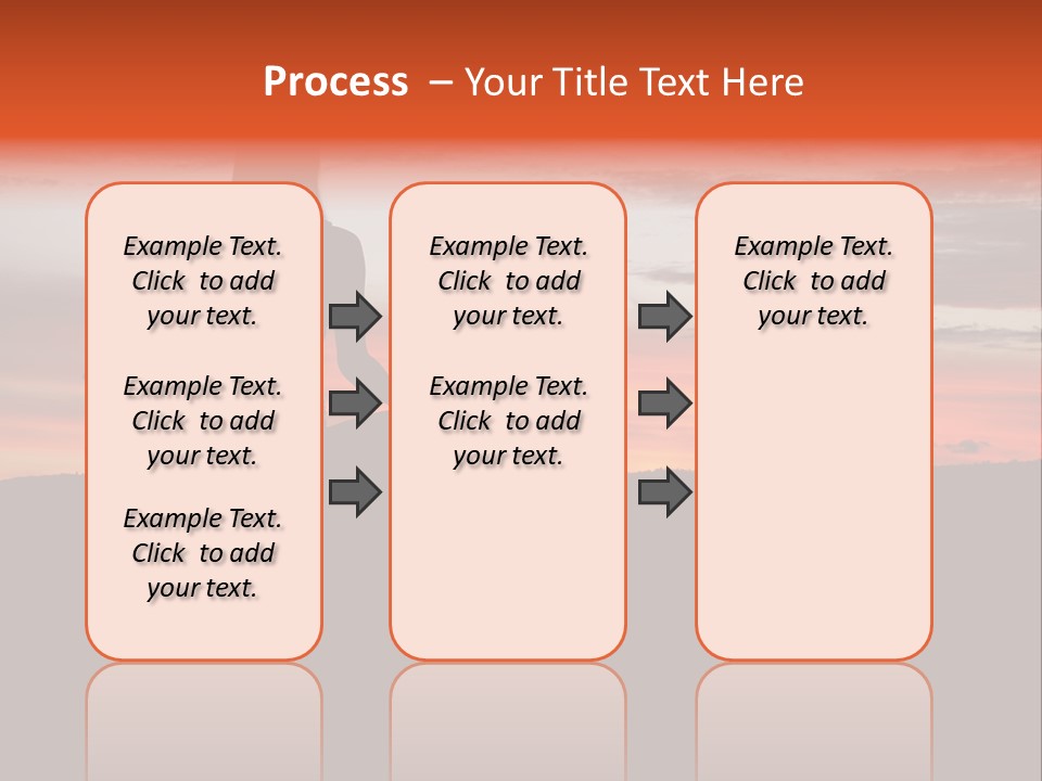 Girl Background Calm PowerPoint Template