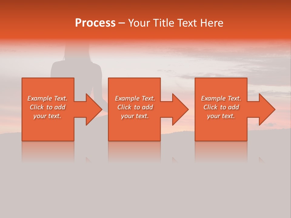 Girl Background Calm PowerPoint Template