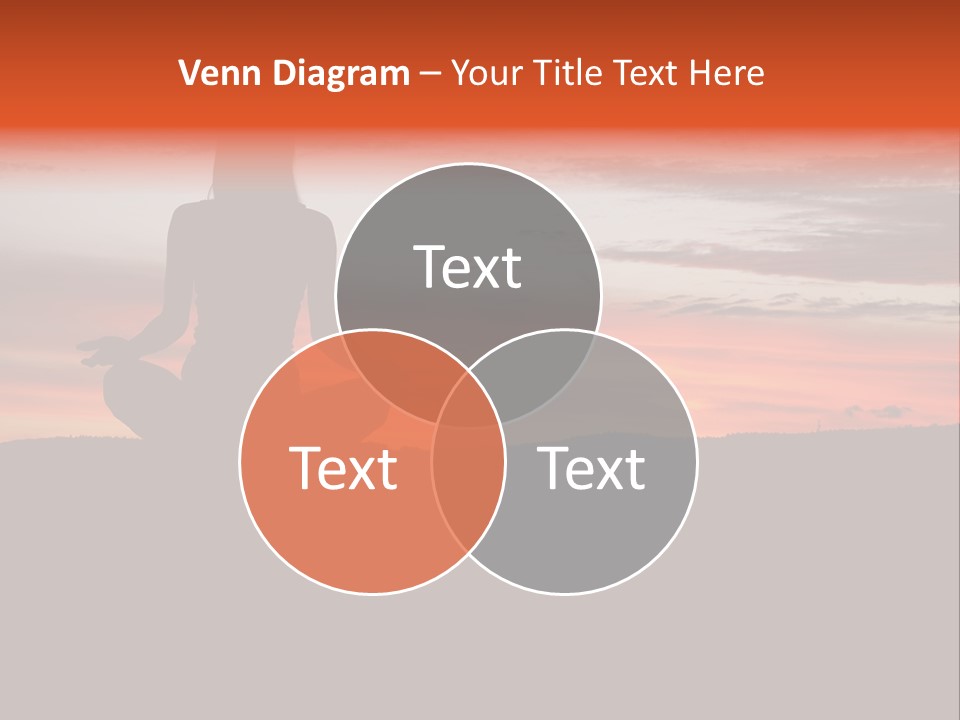 Girl Background Calm PowerPoint Template