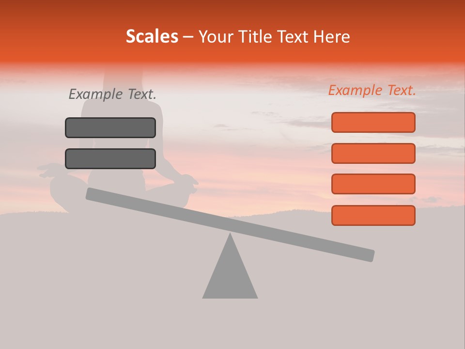 Girl Background Calm PowerPoint Template