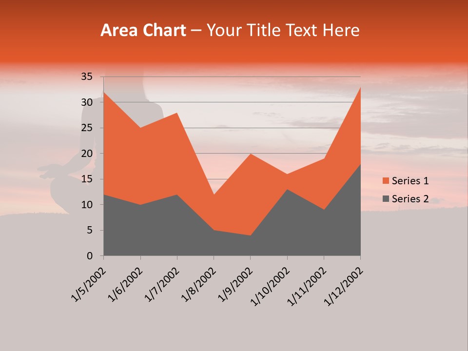 Girl Background Calm PowerPoint Template