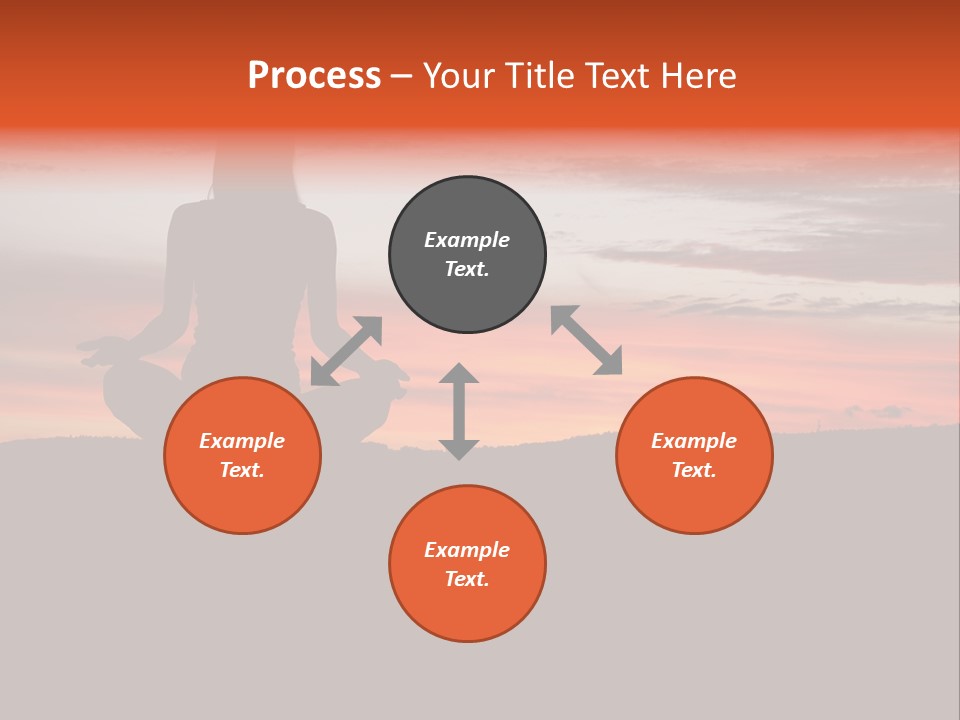 Girl Background Calm PowerPoint Template