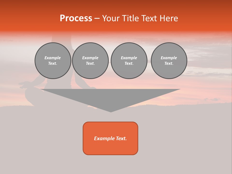 Girl Background Calm PowerPoint Template