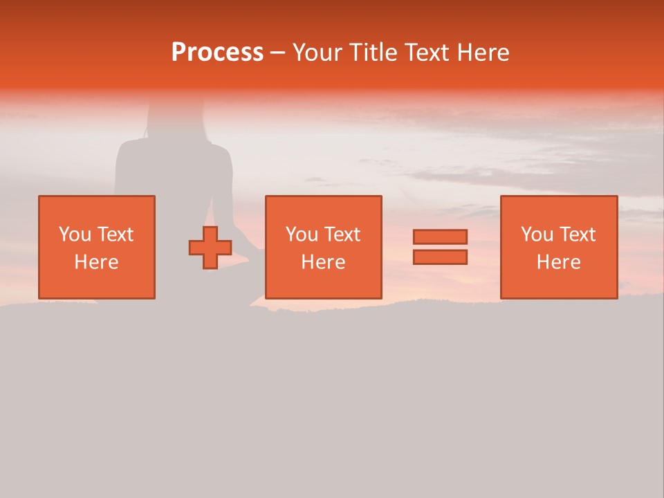 Girl Background Calm PowerPoint Template