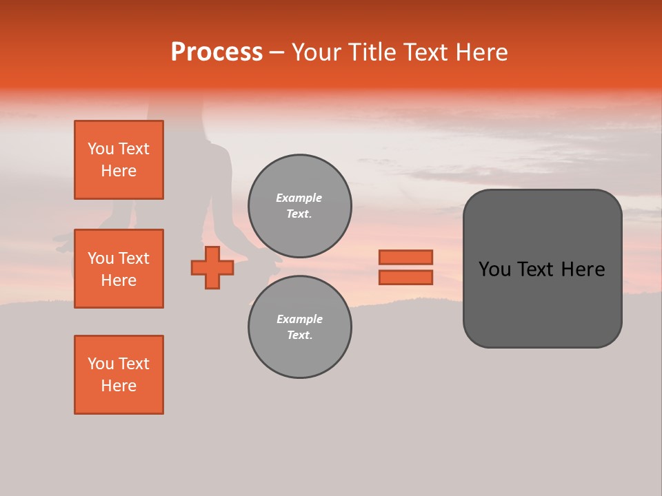 Girl Background Calm PowerPoint Template