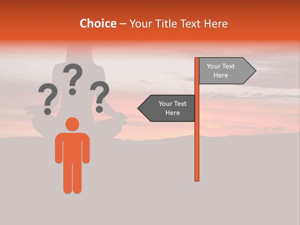 Girl Background Calm PowerPoint Template