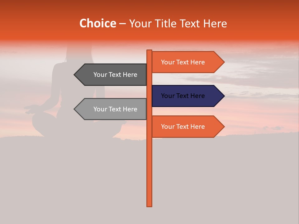 Girl Background Calm PowerPoint Template