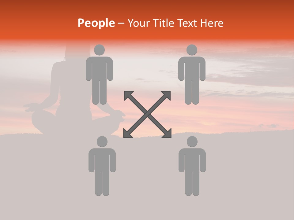 Girl Background Calm PowerPoint Template