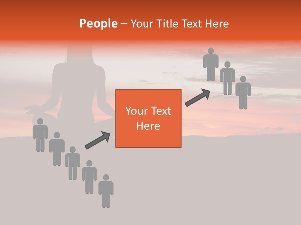 Girl Background Calm PowerPoint Template