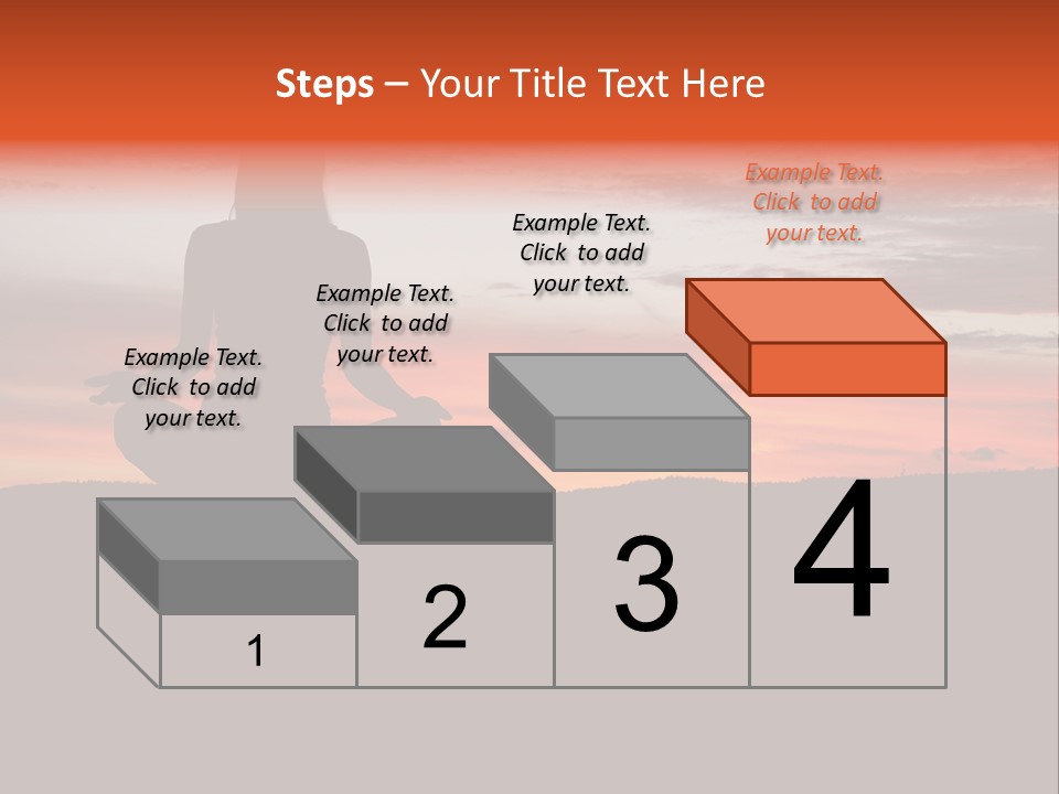 Girl Background Calm PowerPoint Template