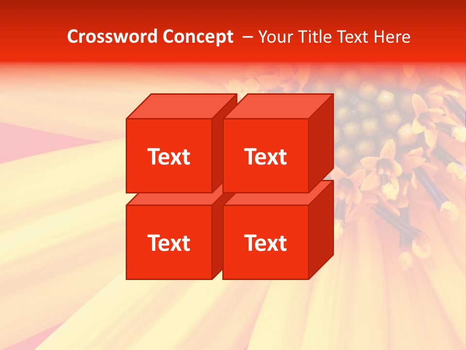 Head Petal Sun PowerPoint Template