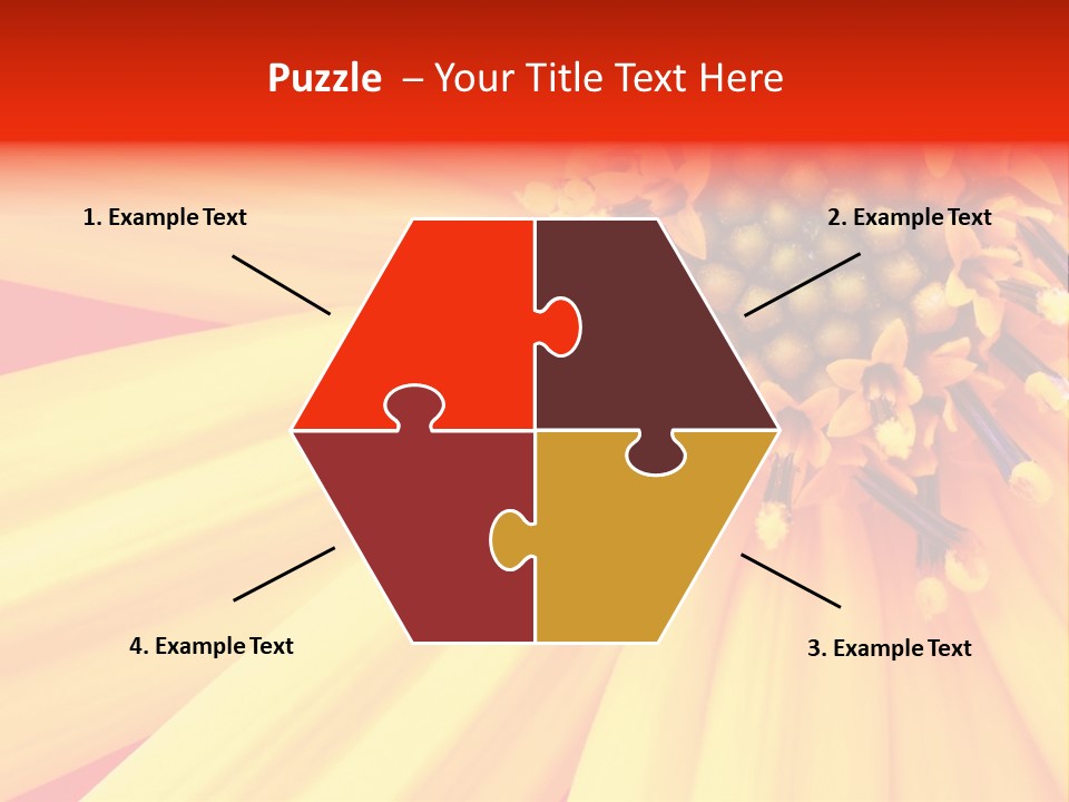 Head Petal Sun PowerPoint Template