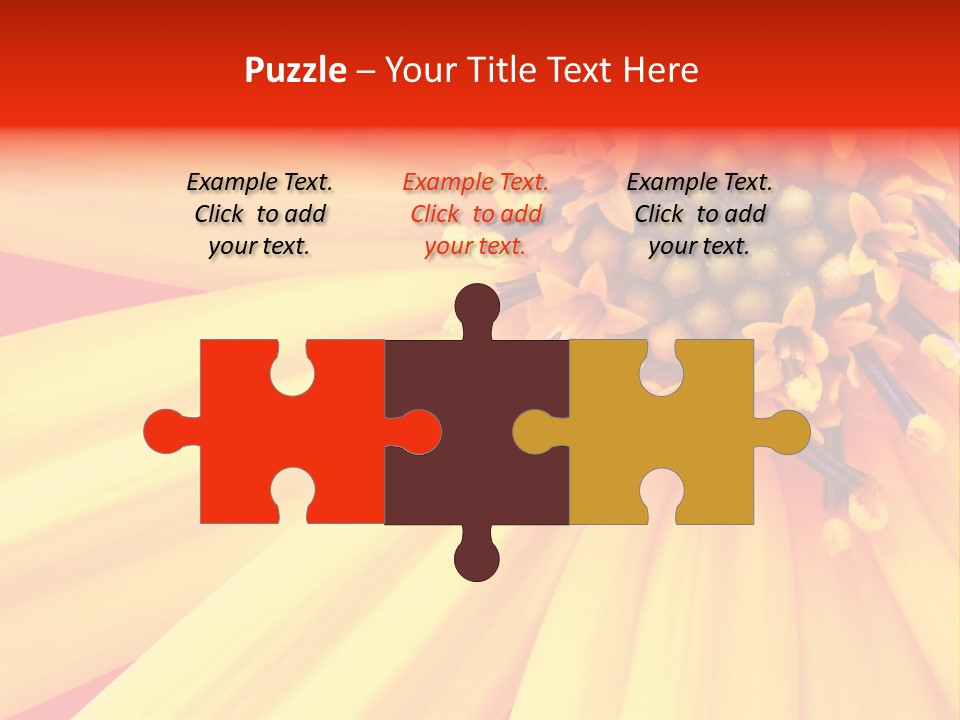 Head Petal Sun PowerPoint Template