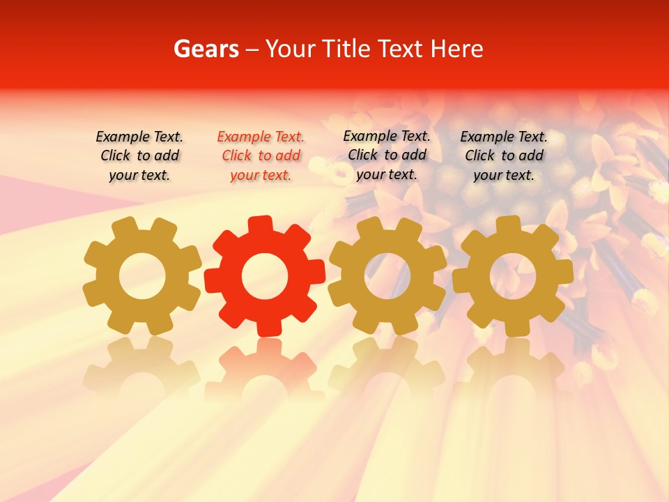 Head Petal Sun PowerPoint Template