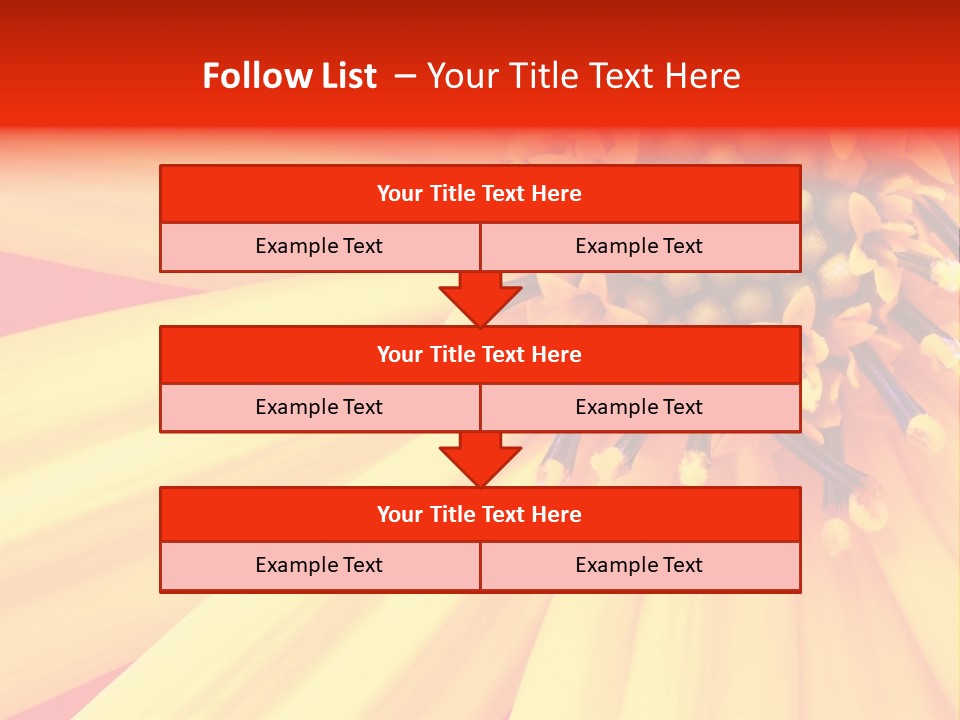 Head Petal Sun PowerPoint Template