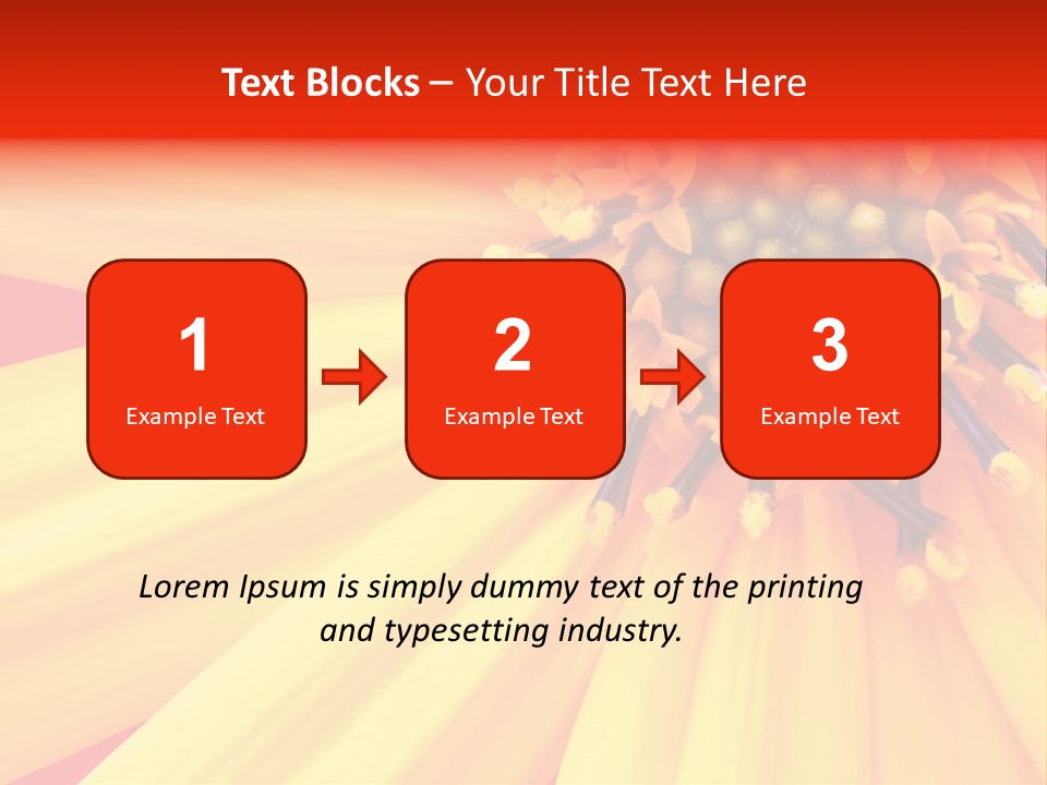 Head Petal Sun PowerPoint Template