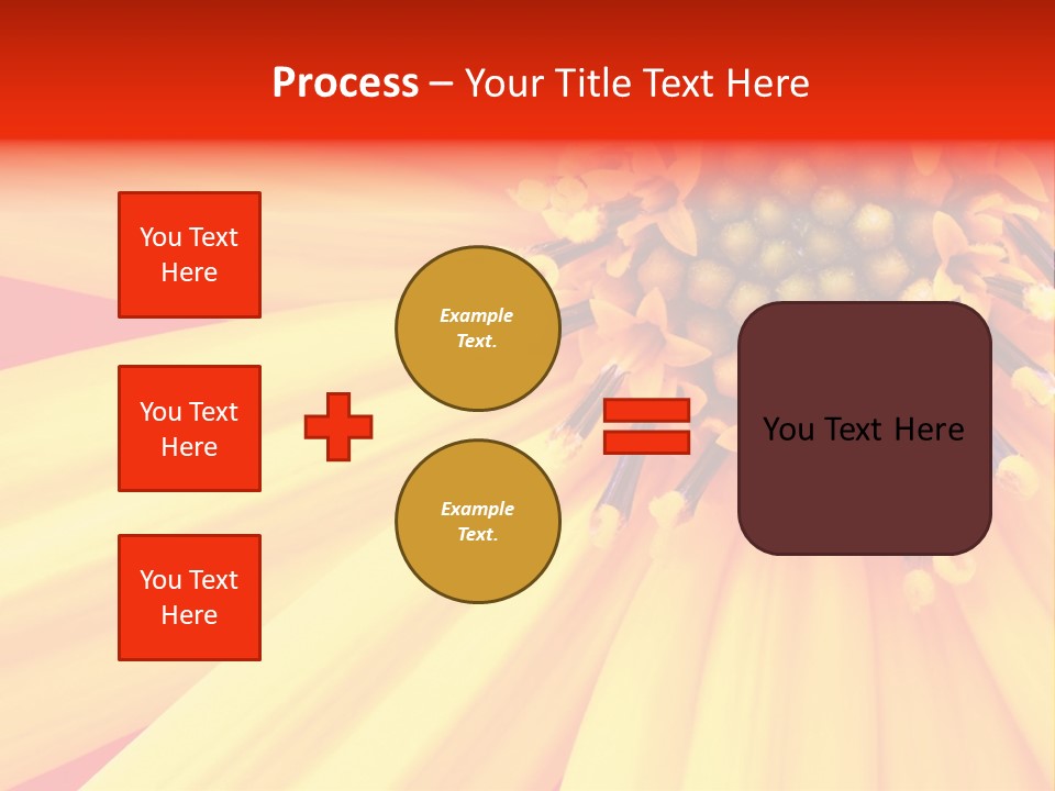 Head Petal Sun PowerPoint Template