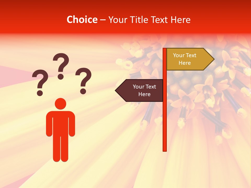 Head Petal Sun PowerPoint Template