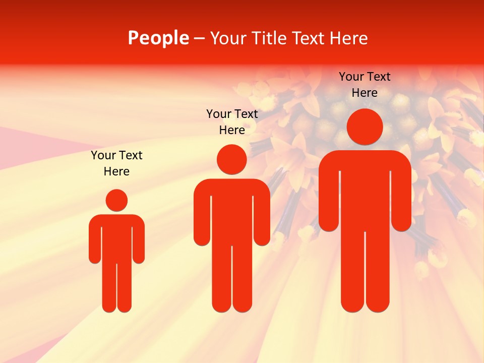 Head Petal Sun PowerPoint Template