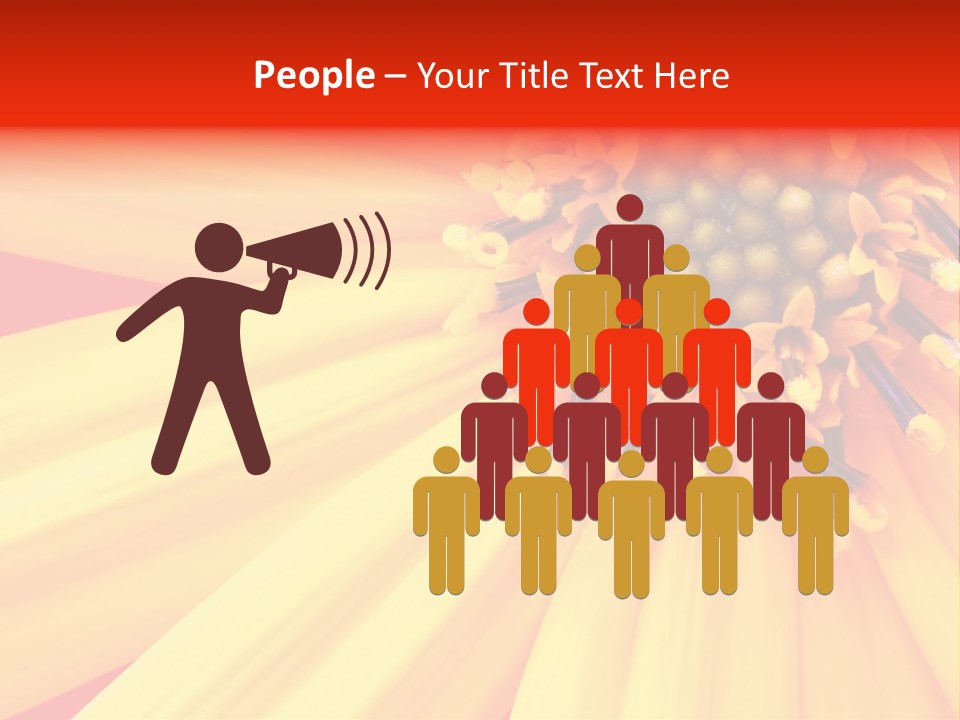 Head Petal Sun PowerPoint Template