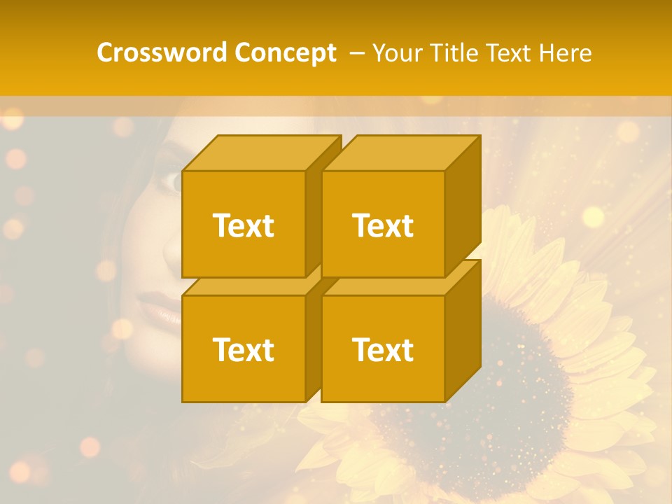 Look Skin Cute PowerPoint Template