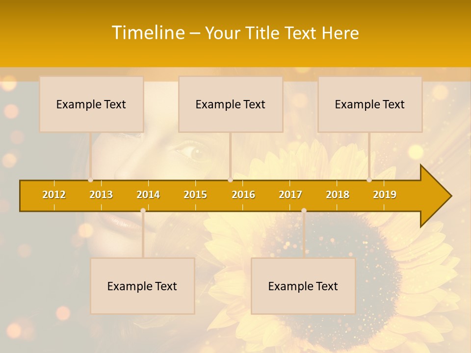 Look Skin Cute PowerPoint Template
