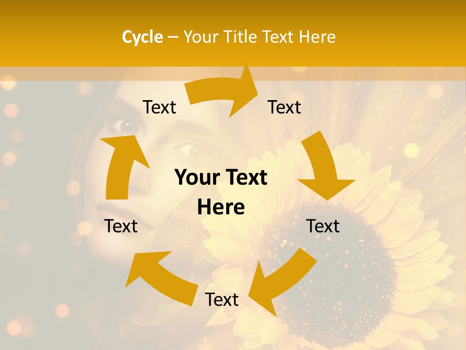 Look Skin Cute PowerPoint Template