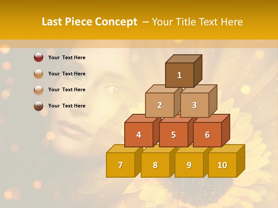 Look Skin Cute PowerPoint Template