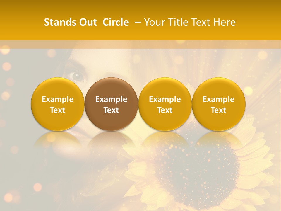 Look Skin Cute PowerPoint Template