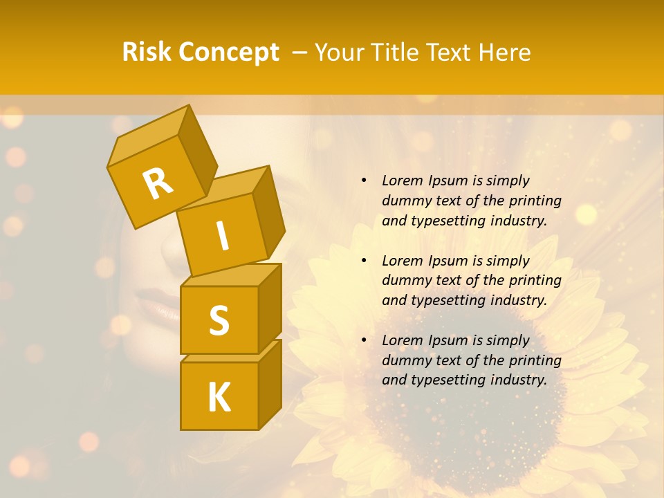 Look Skin Cute PowerPoint Template