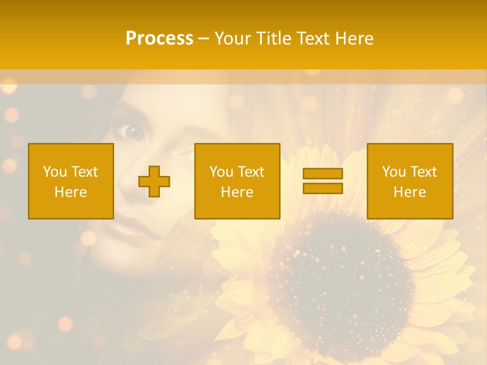 Look Skin Cute PowerPoint Template